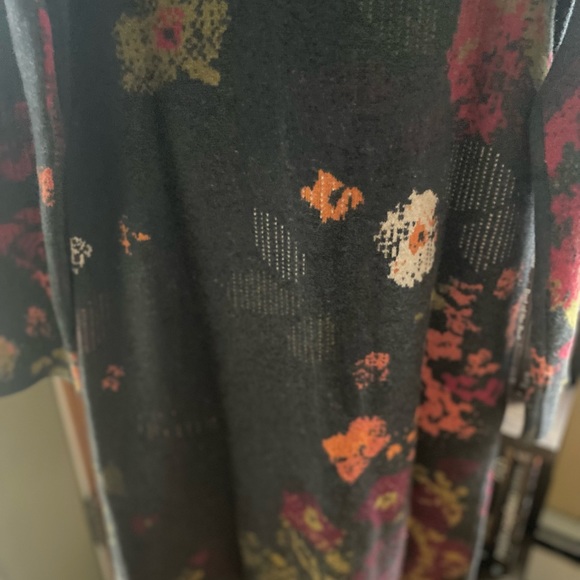 NWOT STUNNING J JILL JACQUARD CARDIGAN SWEATER COAT XS - Picture 9 of 13